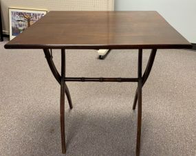 Mahogany Cross Leg Square Table