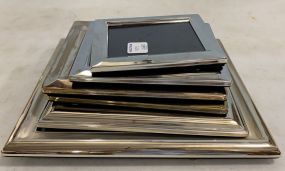 6 Silver Plated Picture Frames