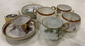 Japanese Small Porcelain Tea Cups