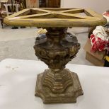 Ornate Plaster French Style Pedestal Base