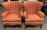 Pair of Ball-n-Claw Arm Chairs