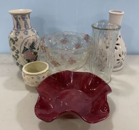 Glass and Pottery Pieces