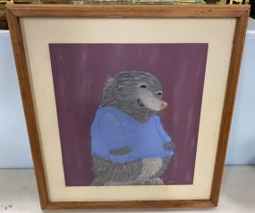 Susie Q. Painting Framed