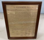 Declaration of Independence Print