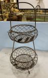 Wire Metal Planter Stand