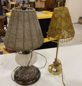 Two Decorative Small Desk Lamps