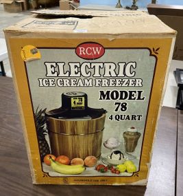 RCW Electric Ice Cream Freezer Model 78