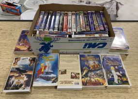 Large Collection of Disney VHS