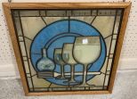 Faux Stain Glass Style Framed