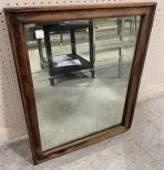 Vintage Wood Framed Mirror