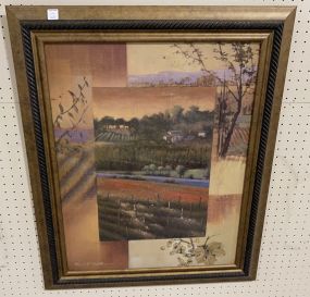 Village Print Framed