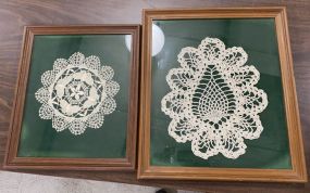 Two Framed Crochets