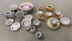 Assorted Style China Mini Tea Sets and Saucers