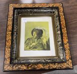 Framed Print of Flute Player