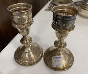 Weight Sterling Candle Holders