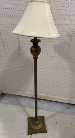 Decorative Metal Urn Style Floor Lamp