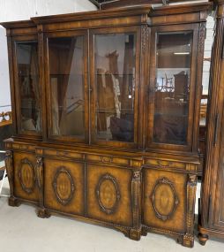 Large Antique Reproduction China Cabinet