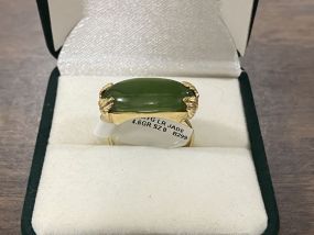 14 KYG Large Jade Ring