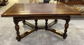 Jacobean Style Oak Pub Dining Table