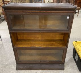 Vintage Oak Barrister Bookcase