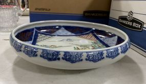 Oriental Style Hand Painted Bowl