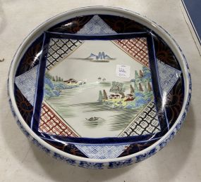 Oriental Style Hand Painted Bowl