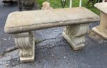 Concrete Outdoor Bench