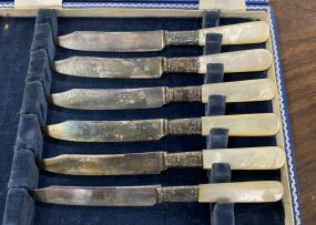 Set of Universal LF. & C Mother of Pearl Knife Set