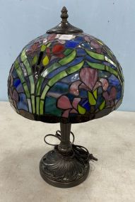 Reproduction Stain Glass Lamp