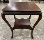 Antique Mahogany Lamp Table