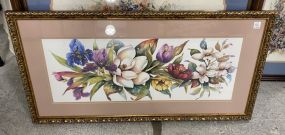 Framed Artist Proof Print of Flowers Signed and Numbered