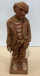 Vintage 1965 Austin Productions The Hobo Clown Statue Sculpture