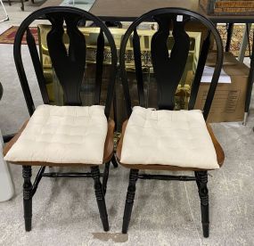 Two Modern Windsor Style Chairs