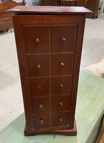 Small Modern Cherry Cabinet