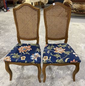 Pair of Cherry French Style Side Chairs