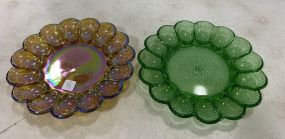 Green and Carnival Style Egg Trays