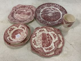 Johnson Bros Old Britain Castles Plates an Bowl