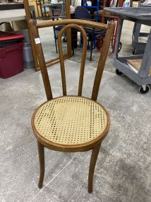 Bentwood Caned Bottom Side Chair