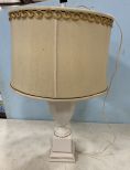 White Porcelain Urn Lamp