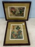 Pair of Lanier Signed 1973 Artworks