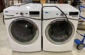 Two Whirlpool Duet Washer and Dryer Set