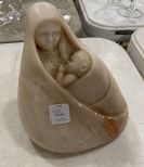 Onyx Mother and Child Statue