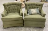 Pair of Upholstered Arm Chairs