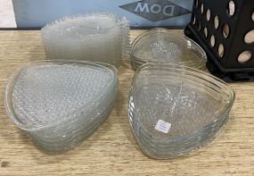 Collection of Glass Dessert Plates