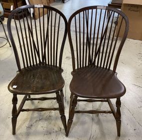 Pair of Vintage Windsor Style Side Chairs