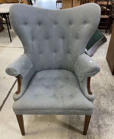 Upholstered French Style Parlor Chair