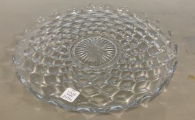 Fostoria Cut Glass Under Plate
