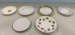 Group of 6 Assorted Tea Cup Plates