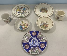 2 Collector Dish Sets and Japanese Plate