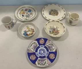 2 Collector Dish Sets and Japanese Plate